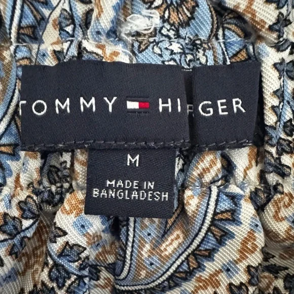 Tommy Hilfiger High Waist Blue and Black Shorts - Picture 4 of 5